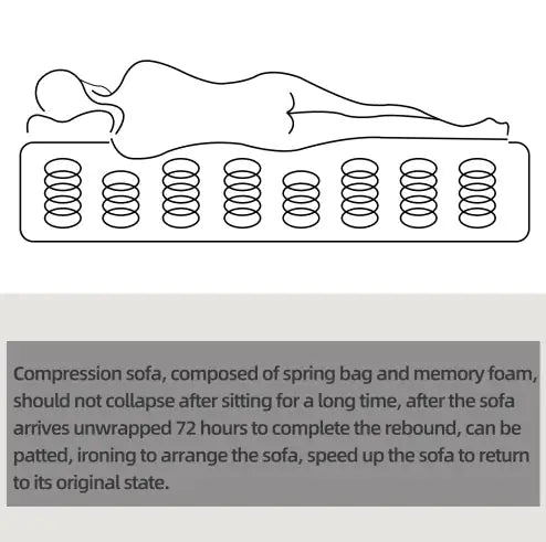 AUREMI Elegant U-Form Sleeper sofa