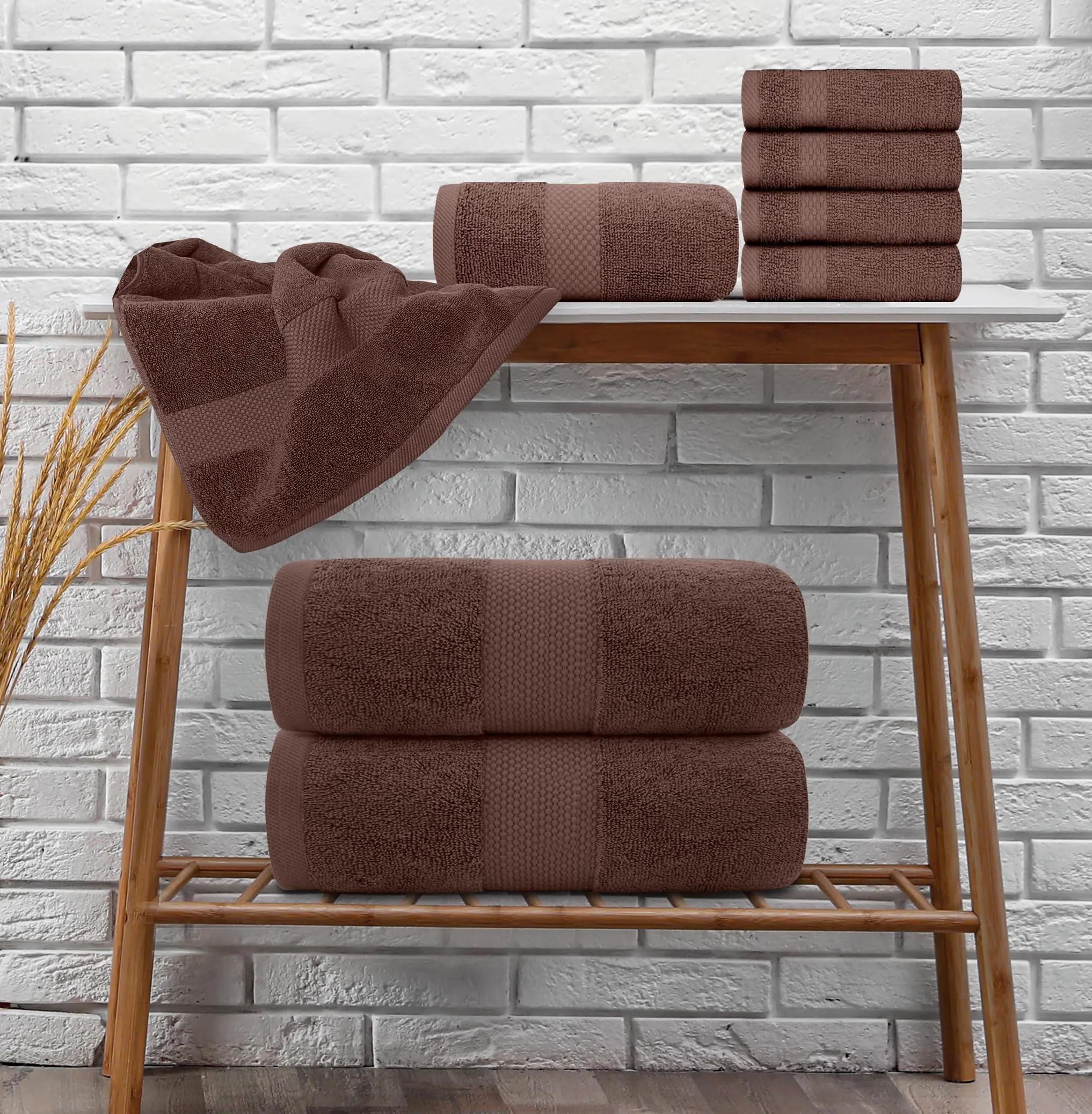 Luxury Brown Bath Towels!
