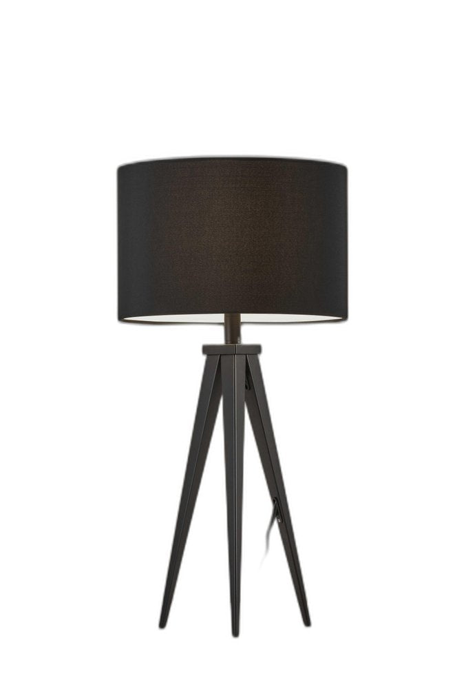 Natural Wood Circular Block Table Lamp - Organic Modern Design