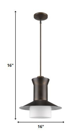 Industrial Bronze Metal Wall Sconce - Utilitarian Design