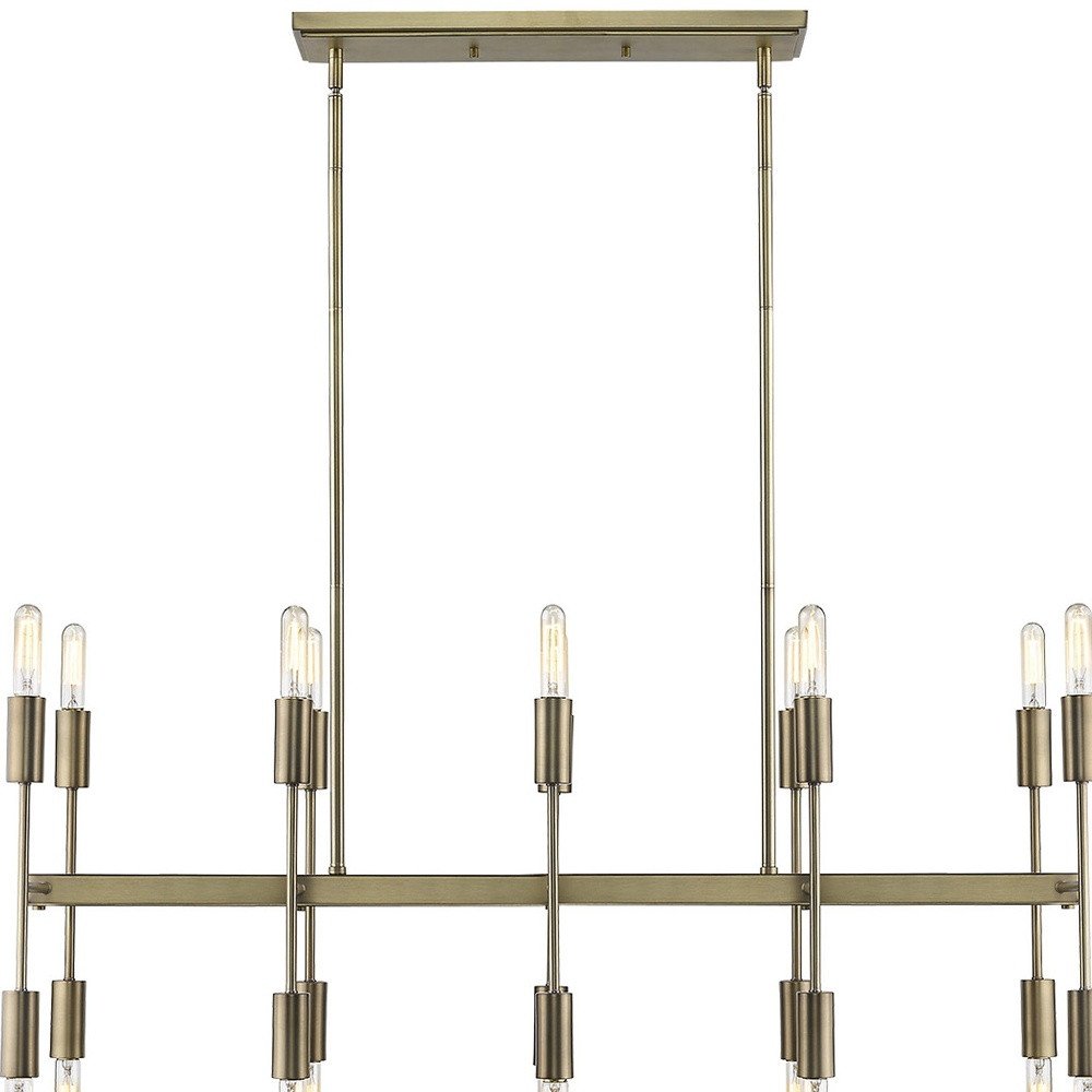 Perret Light Aged Brass Island Pendant - Grand Chandelier