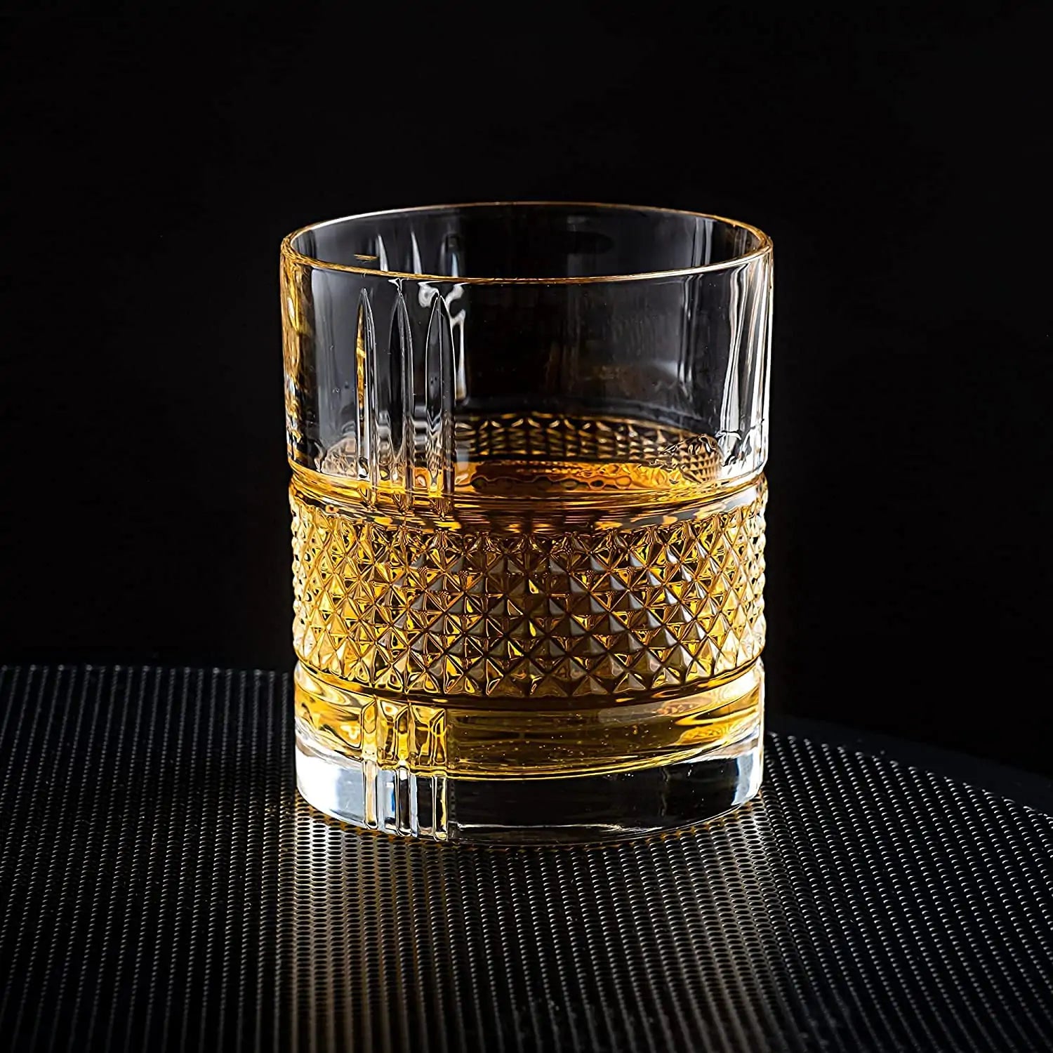 Elite Whiskey Essence Set - Crystal Glass & Stones