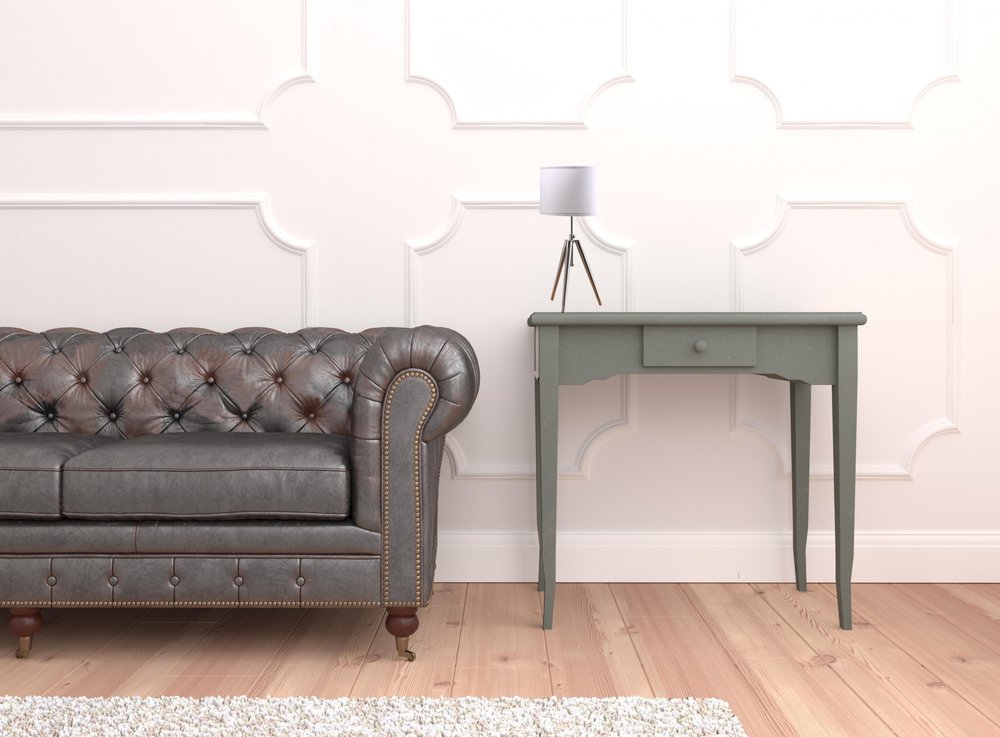 Silver Metal Adjustable Tripod Table Lamp with White Shade