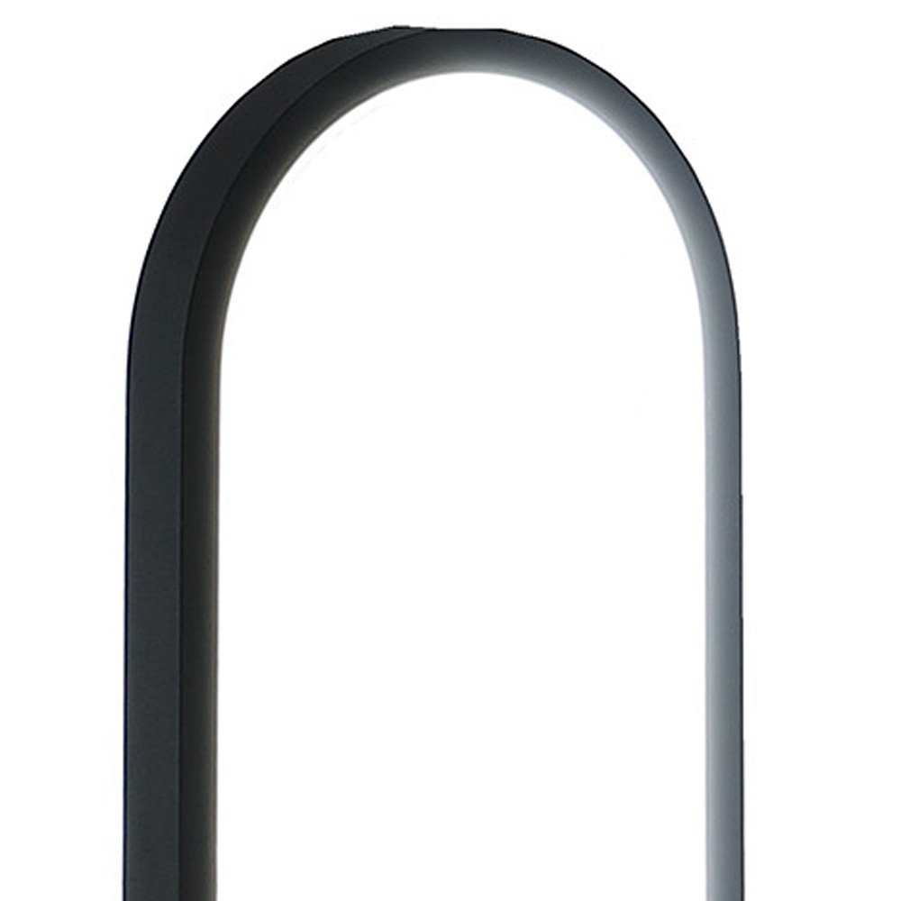 Black Metal LED Desk Lamp - Modern Minimalist Design