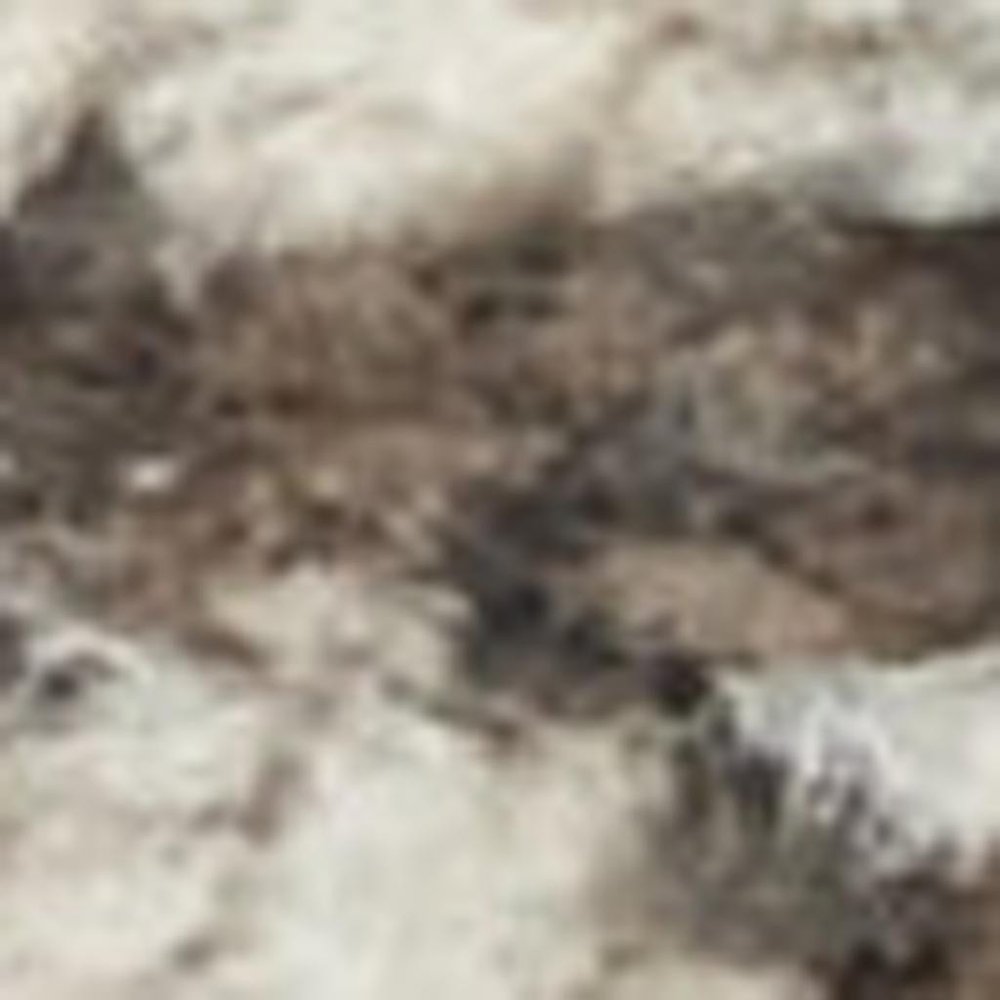 Ivory Gray Abstract Power Loom Non-Skid Area Rug - 5x7 | AUREMI