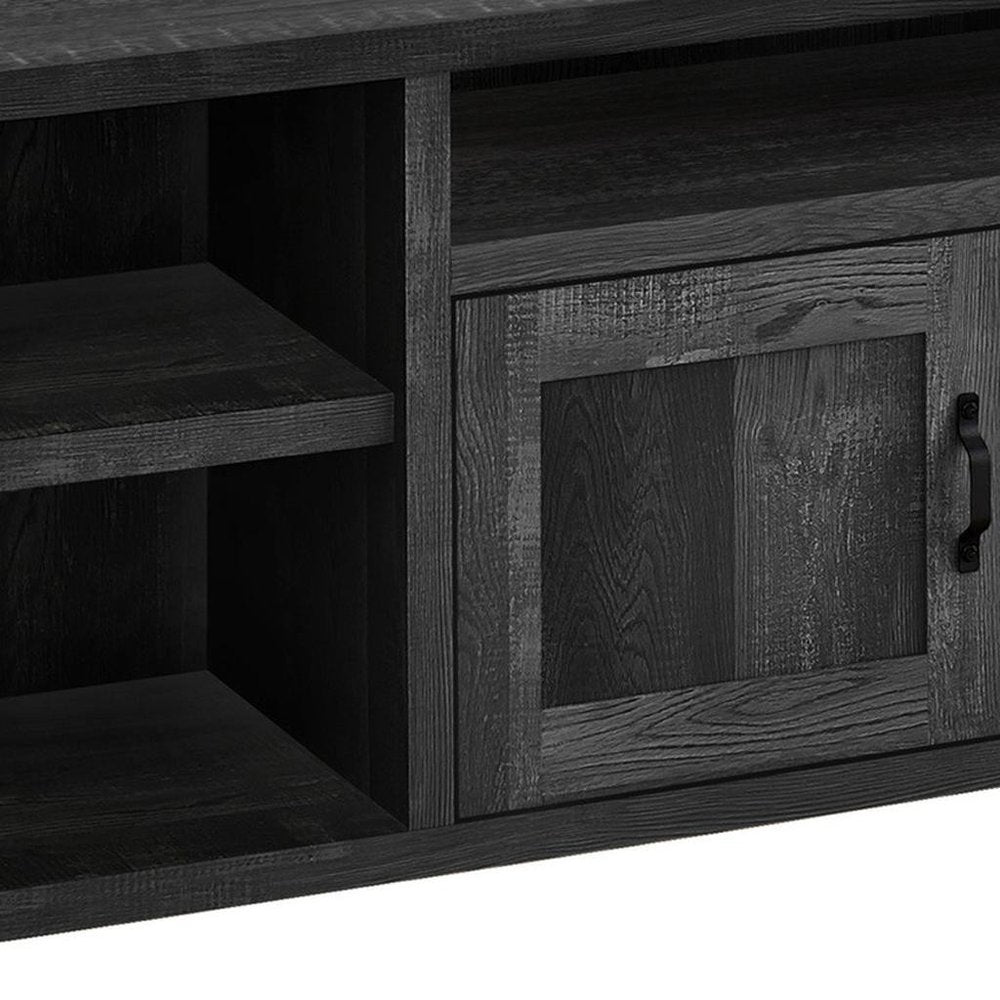 AUREMI Black Cabinet  TV Stand