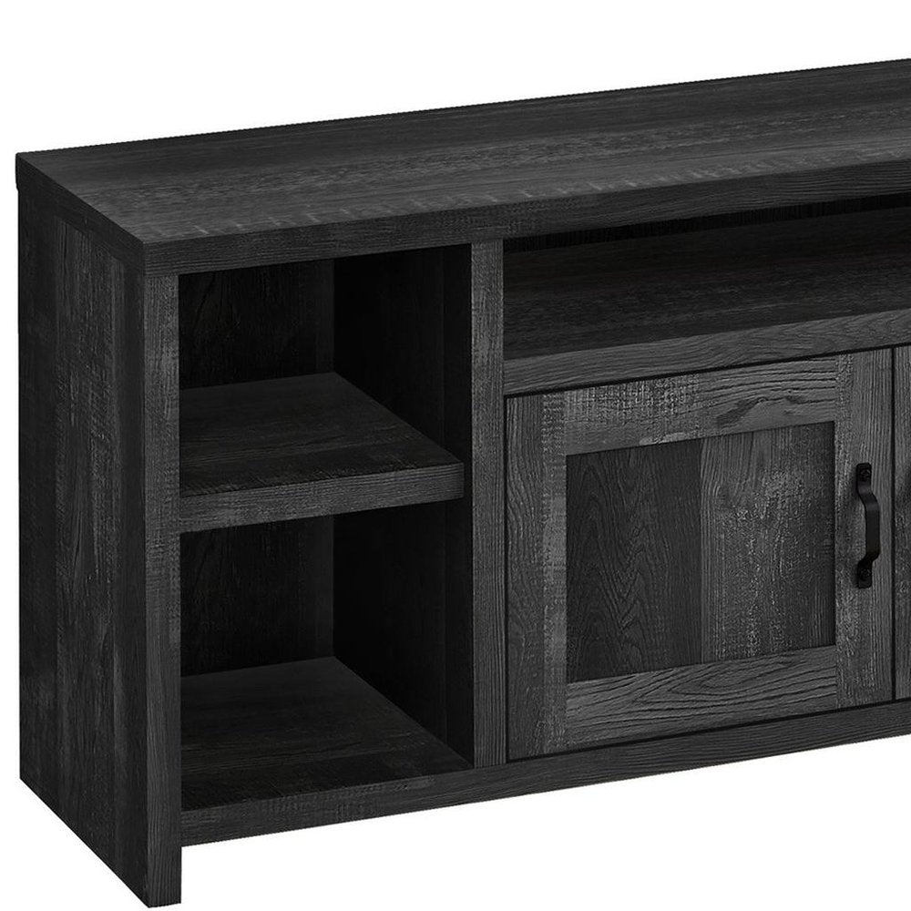 AUREMI Black Cabinet  TV Stand