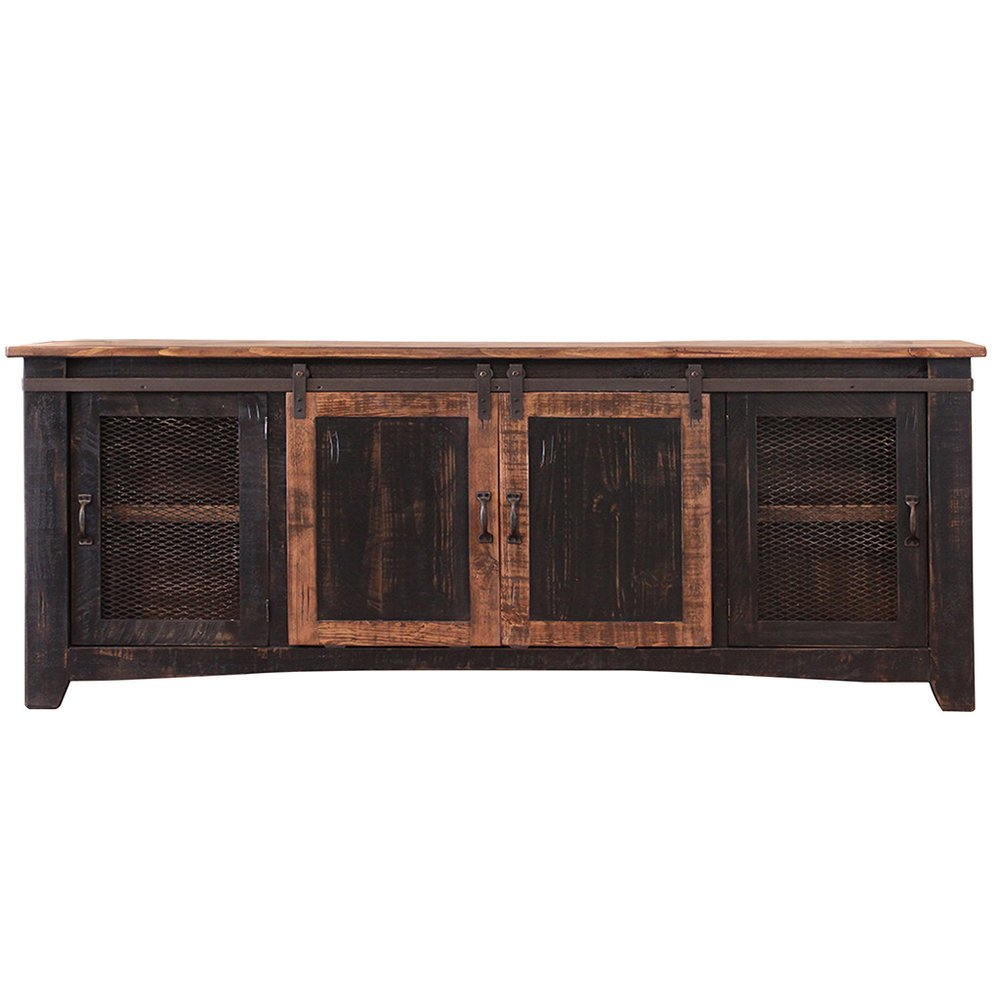 AUREMI Black Solid Wood  Stand