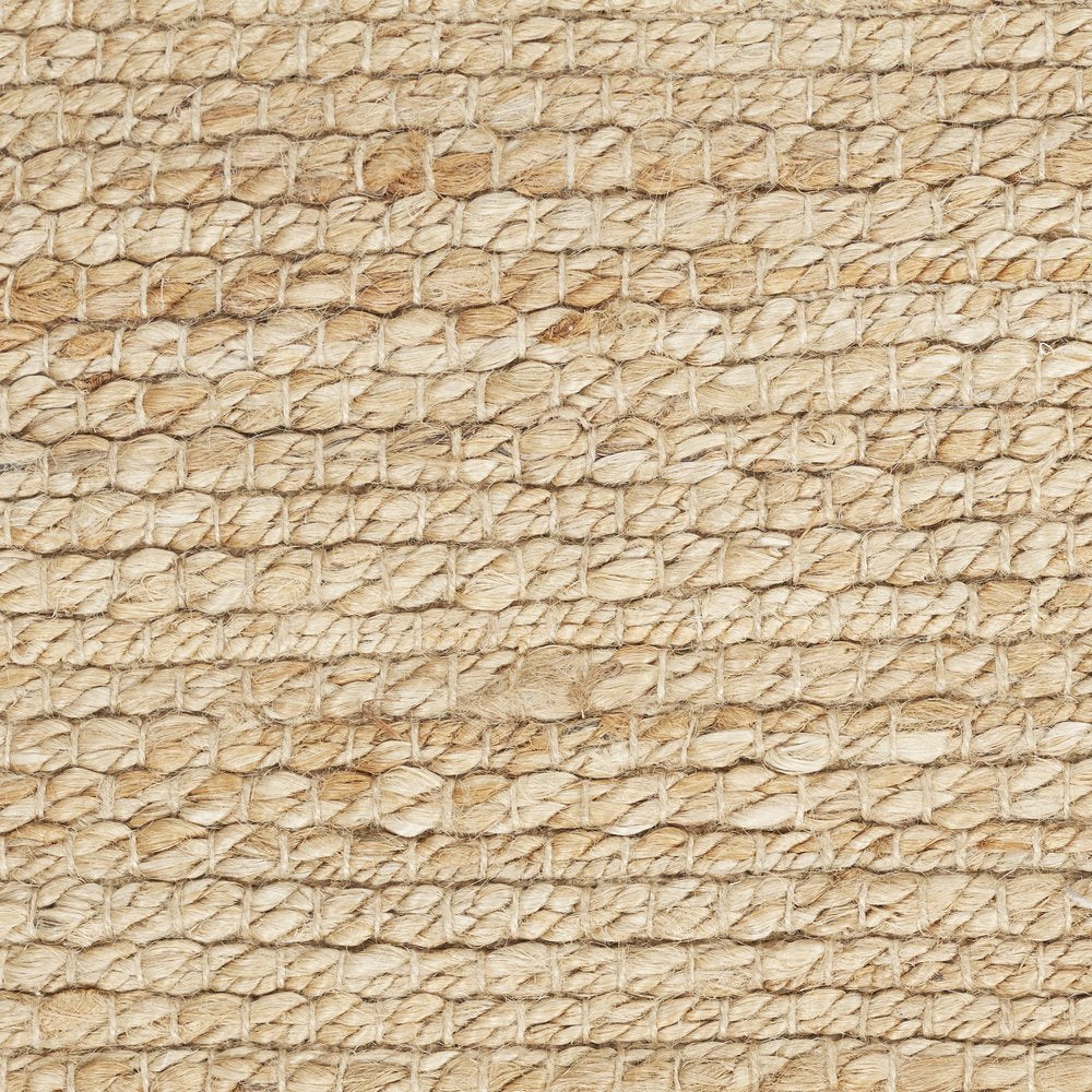Natural Jute Flatweave Handmade Area Rug - 6x9 Cottage | AUREMI