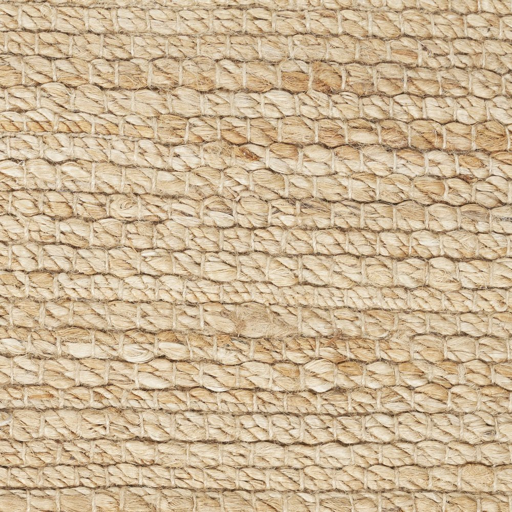 Natural Jute Flatweave Handmade Area Rug - 6x9 Cottage | AUREMI