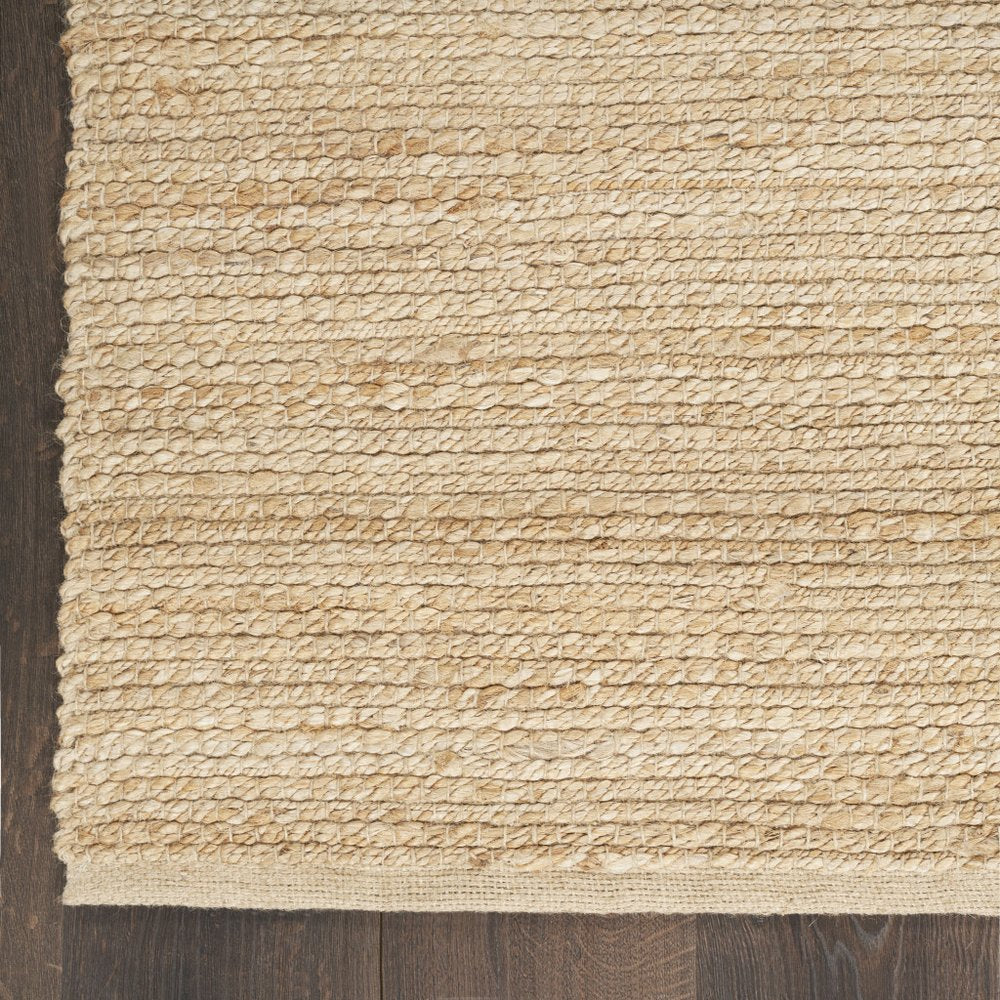 Natural Jute Flatweave Handmade Area Rug - 6x9 Cottage | AUREMI
