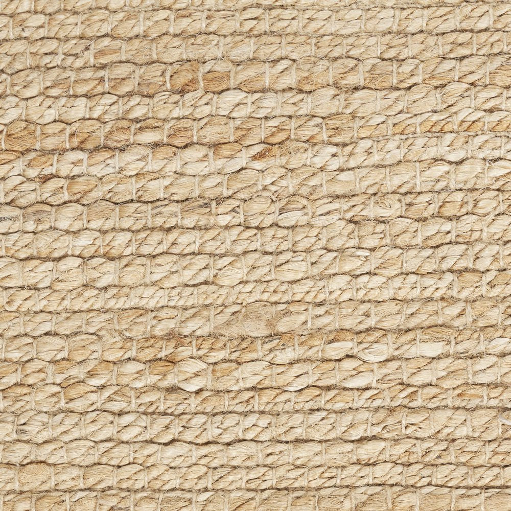 Natural Jute Flatweave Handmade Area Rug - 6x9 Cottage | AUREMI