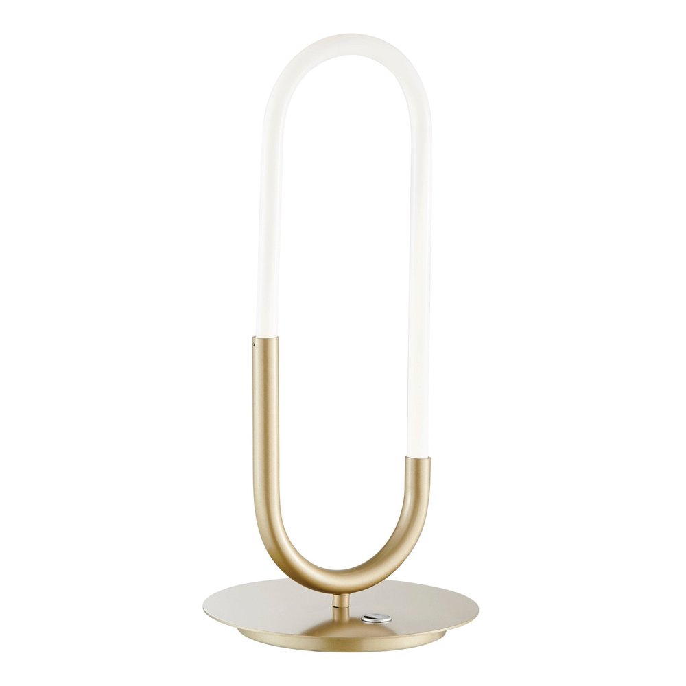 Gold Acrylic And Metal Mod Paper Clip LED Table Lamp