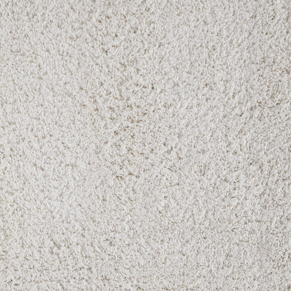 Ivory Shag Hand Tufted Area Rug - 4x6 Glam Luxury | AUREMI
