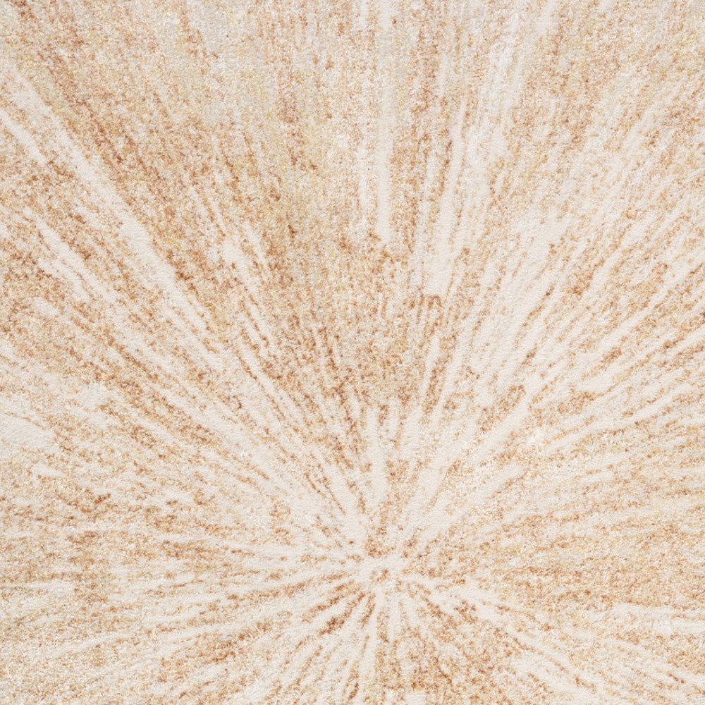 4' X 6' Ivory Abstract Area Rug