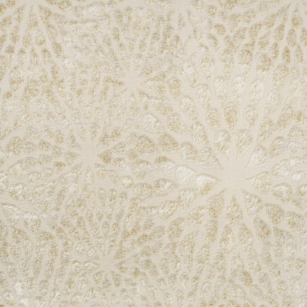 Ivory Abstract Area Rug
