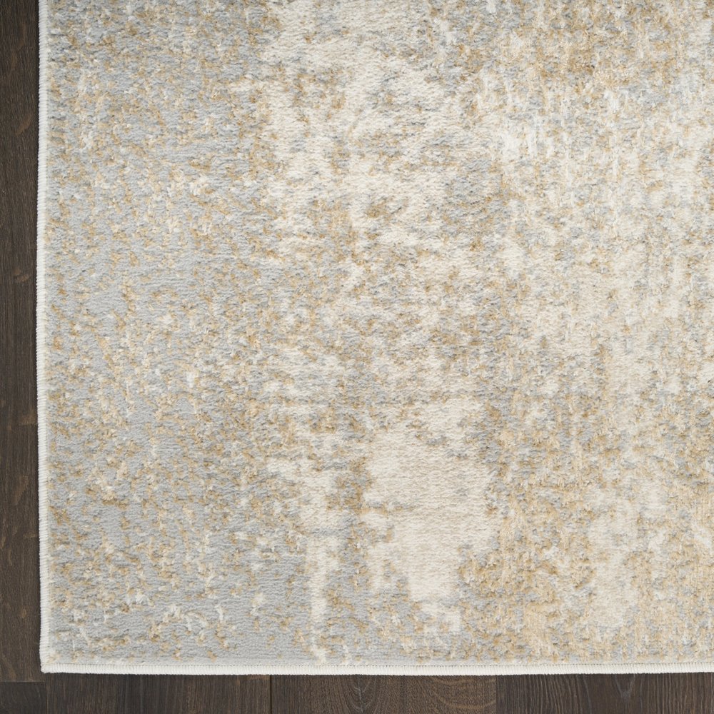 Gray Abstract Area Rug