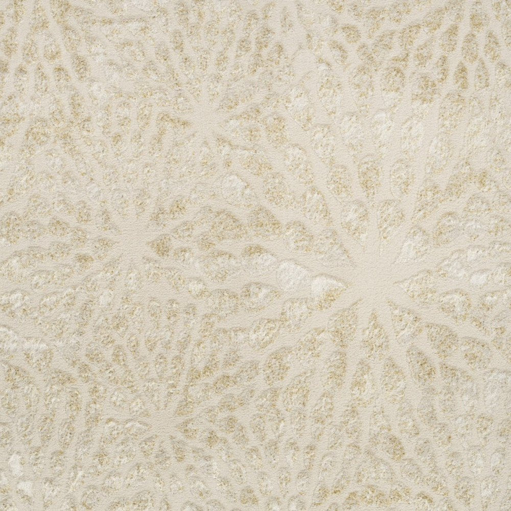 Ivory Abstract Area Rug