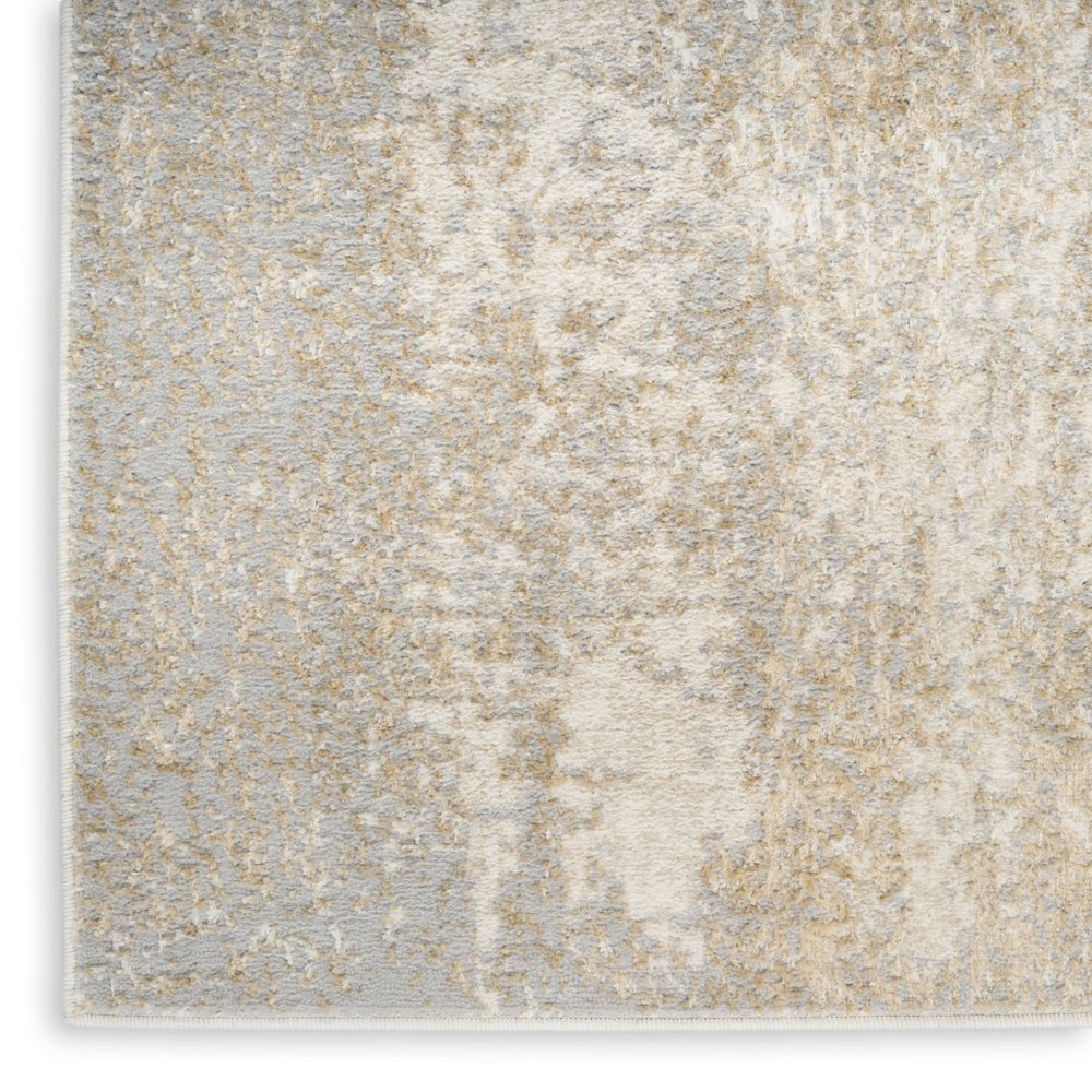 Gray Abstract Area Rug