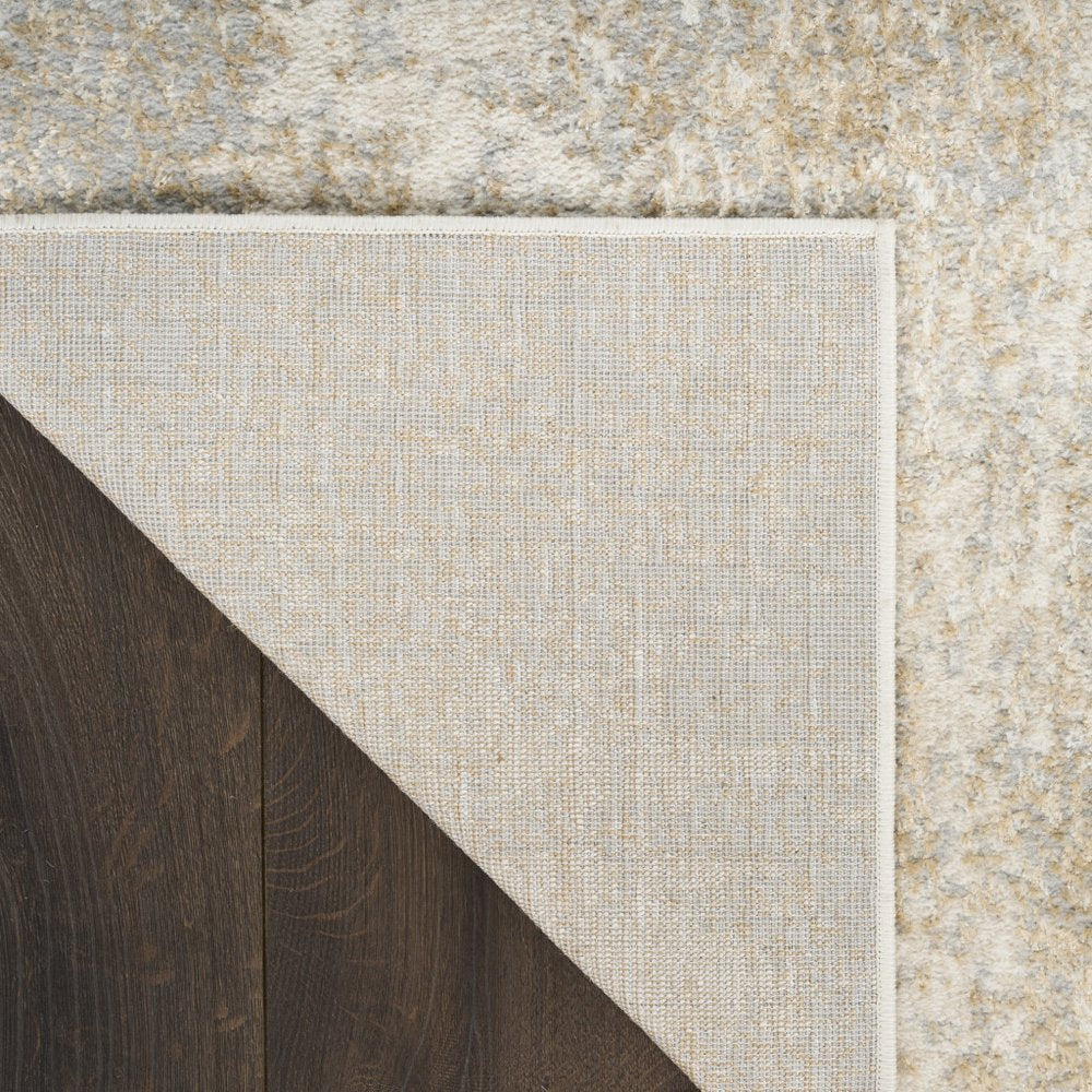 Gray Abstract Area Rug