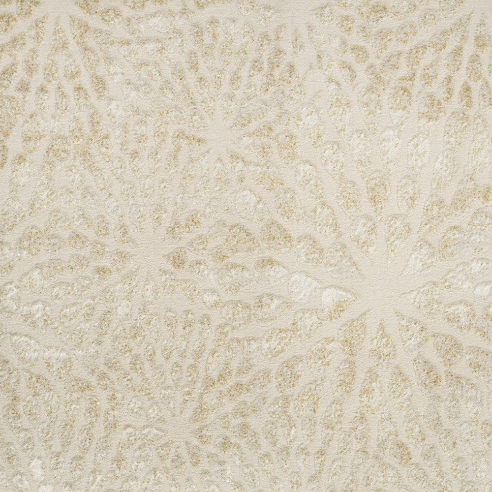 Ivory Abstract Area Rug