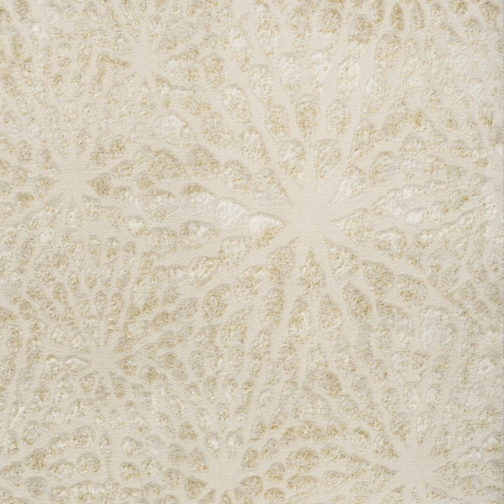 Ivory Abstract Area Rug