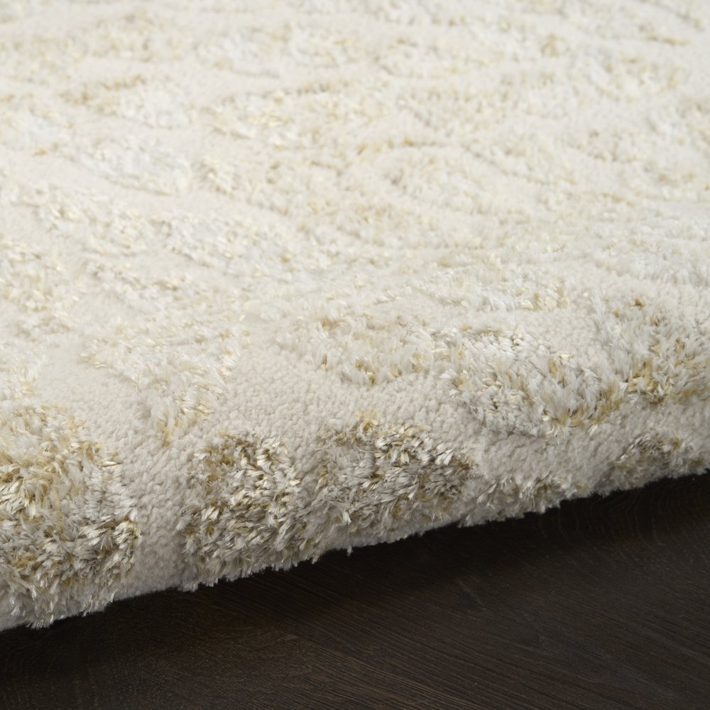 Ivory Abstract Area Rug