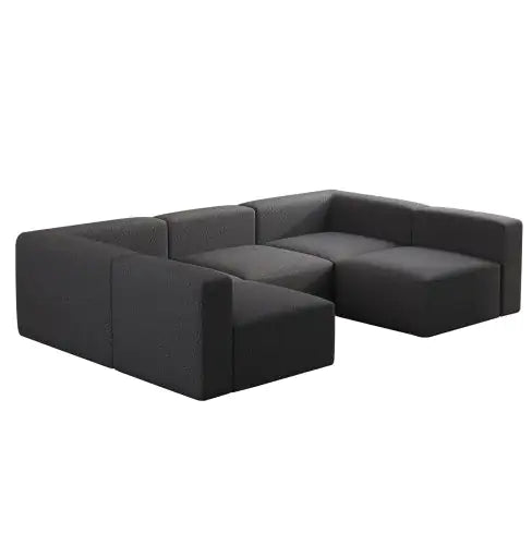 AUREMI Elegant U-Form Sleeper sofa