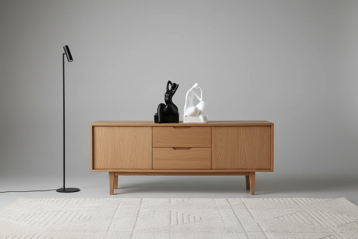 A black minimalist bookend decor in the shape of a figure sitting with their hands behind their head. Dimensions are shown: 21 cm in height, 10 cm in width, and 10 cm in depth.