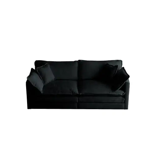 AUREMI Contemporary Chenille Loveseat