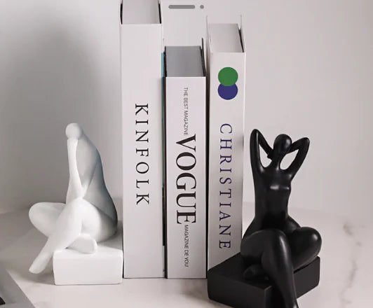 Sleek Minimalist Bookend Decor