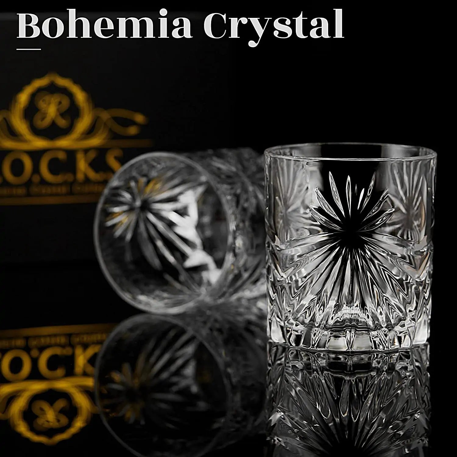 EcoLux Crystal Whiskey Glasses