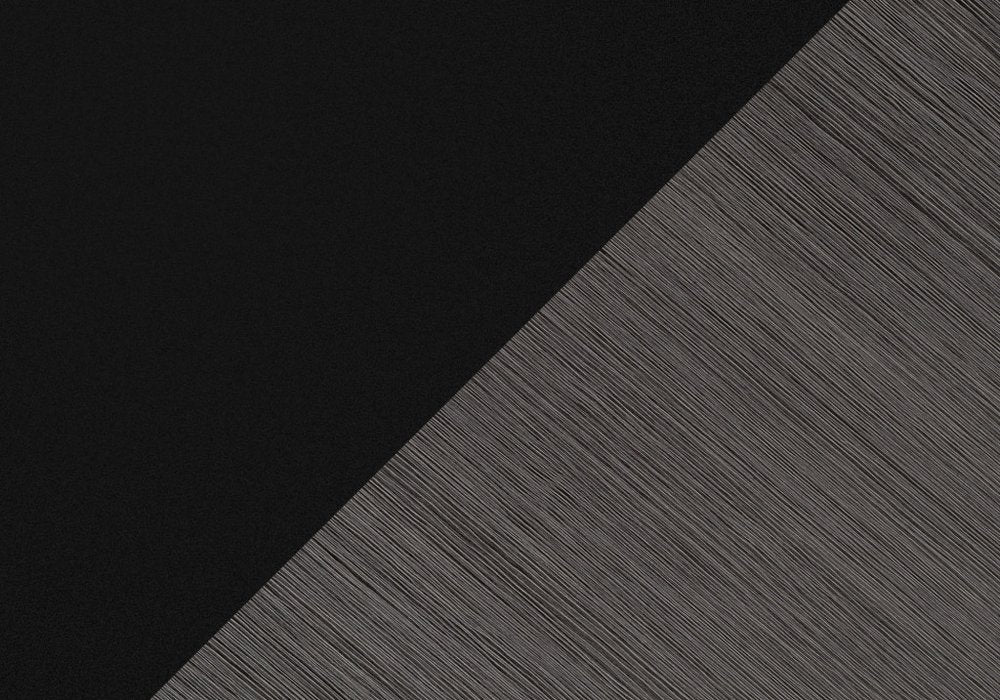 Black & Gray Open Shelving Media Console - Compact Design