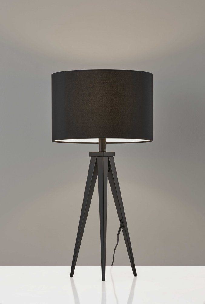Natural Wood Circular Block Table Lamp - Organic Modern Design