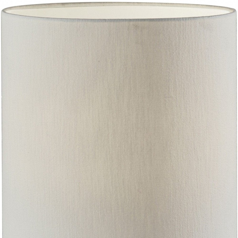 Natural Wood Circular Block Table Lamp - Modern Integrated Design