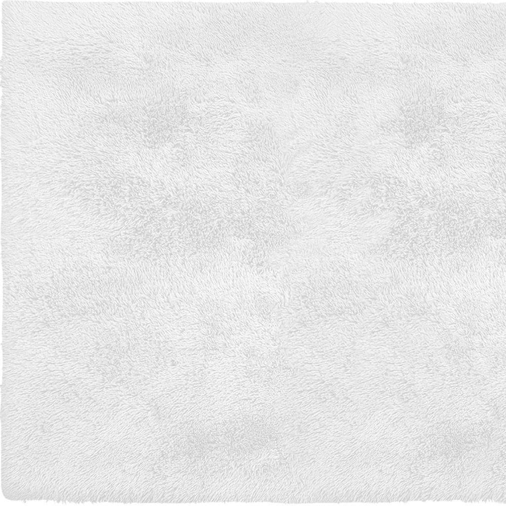 White Power Loom Area Rug - 4x5 Modern Eco-Friendly | AUREMI