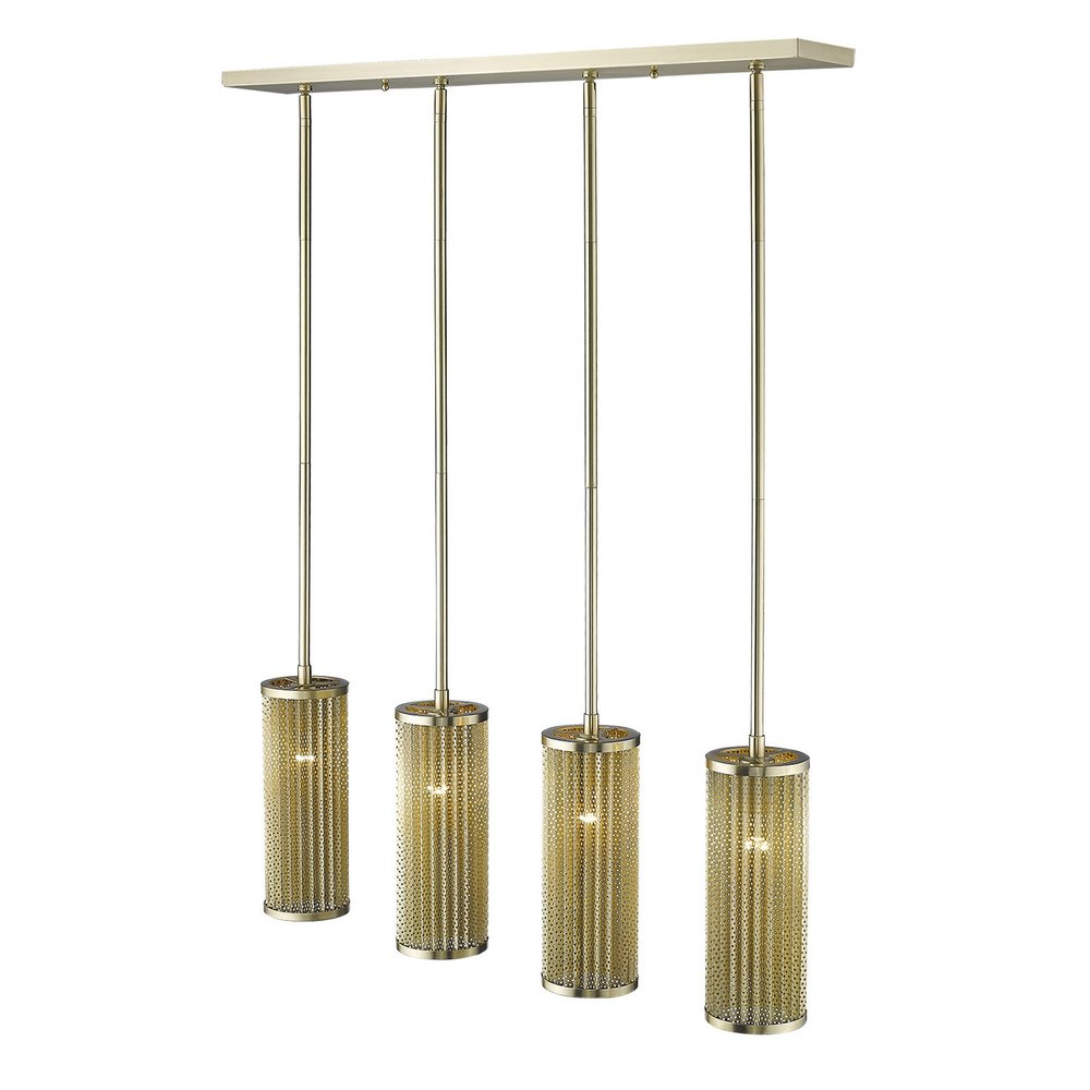 Basetti Light Gold Pendant - Modern Statement Chandelier