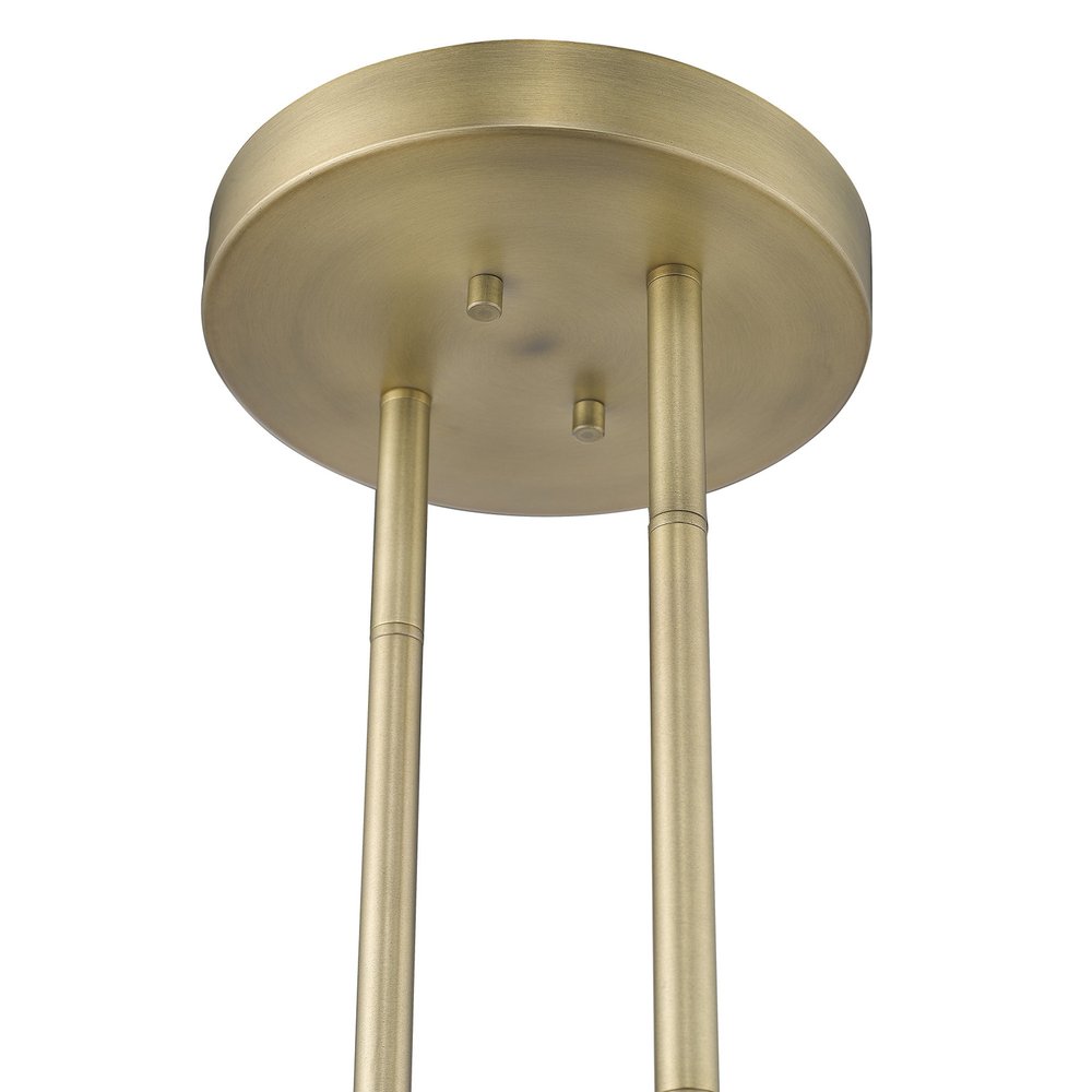 Perret Light Aged Brass Pendant - Modern Elegance