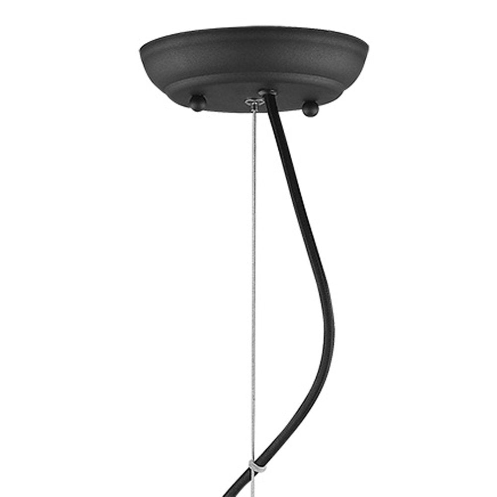 Tholos 4-Light Matte Black Pendant - Modern Cluster Design