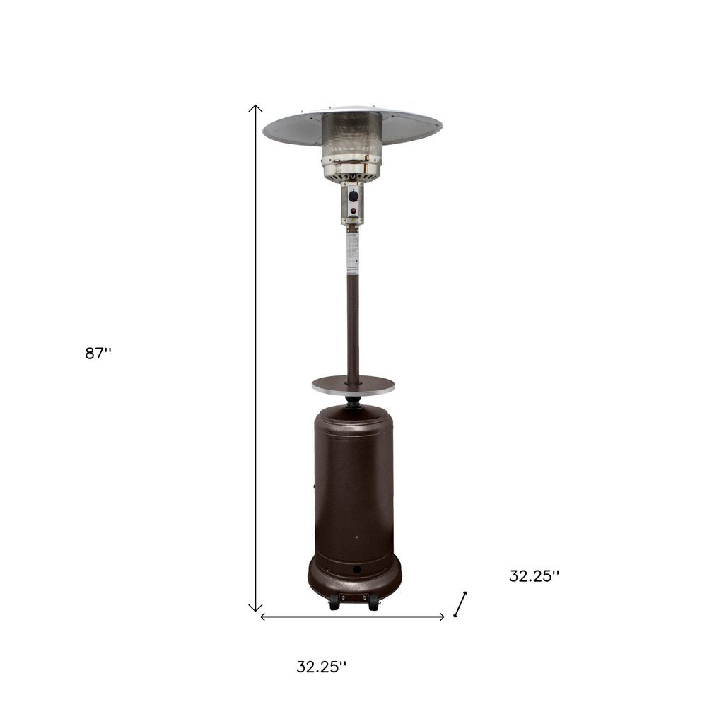 Bronze Standing Propane Patio Heater — 48,000 BTU