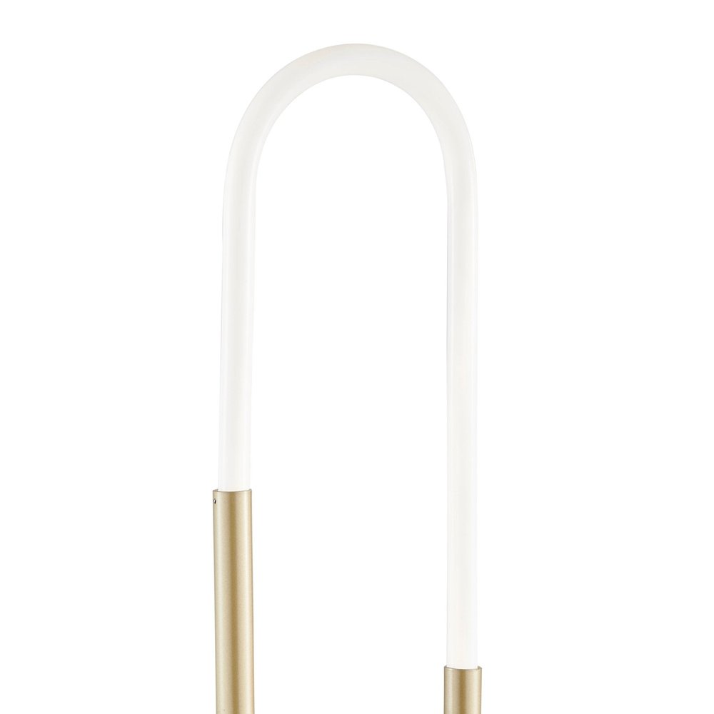 Gold Acrylic And Metal Mod Paper Clip LED Table Lamp