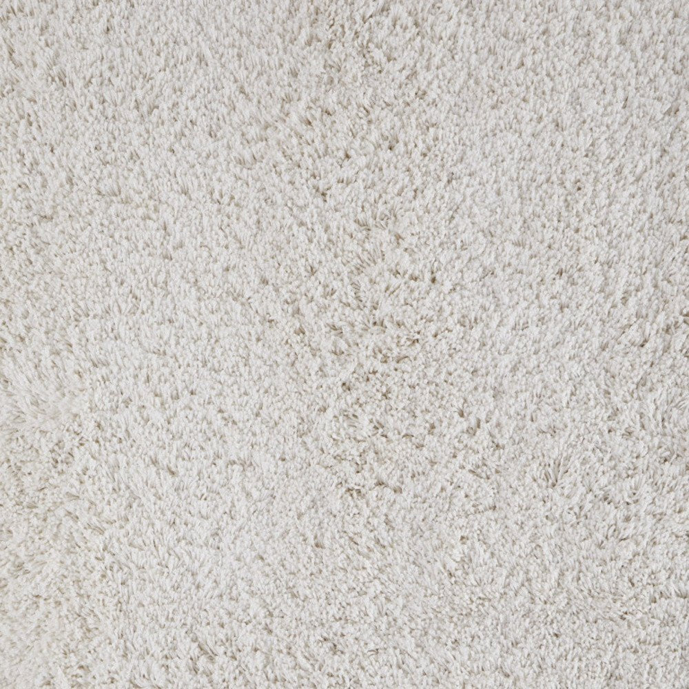 Ivory Shag Hand Tufted Area Rug - 4x6 Glam Luxury | AUREMI