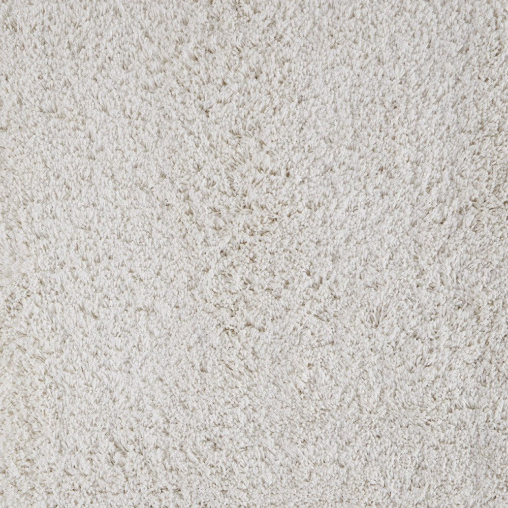 Ivory Shag Hand Tufted Area Rug - 4x6 Glam Luxury | AUREMI