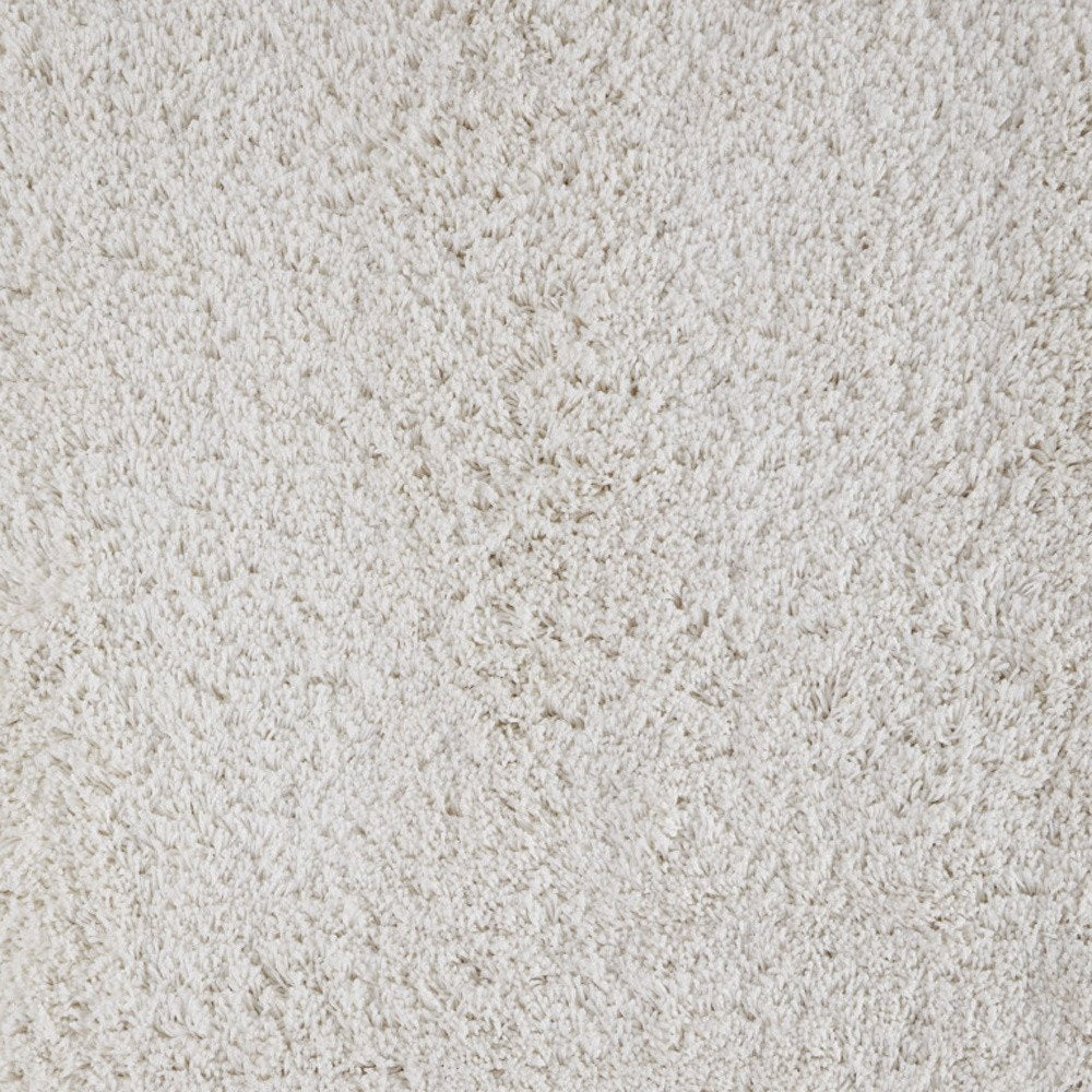Ivory Shag Hand Tufted Area Rug - 4x6 Glam Luxury | AUREMI