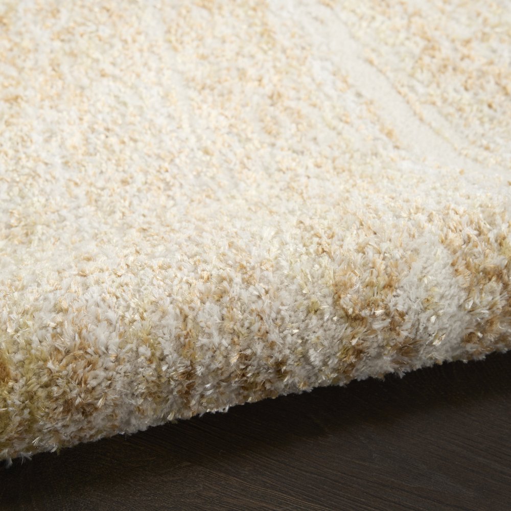 4' X 6' Ivory Abstract Area Rug