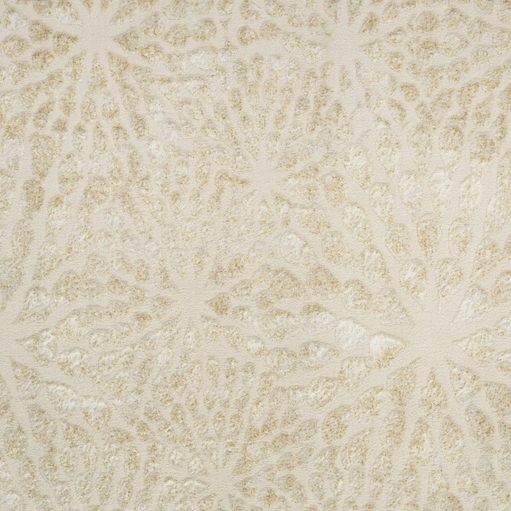 Ivory Abstract Area Rug