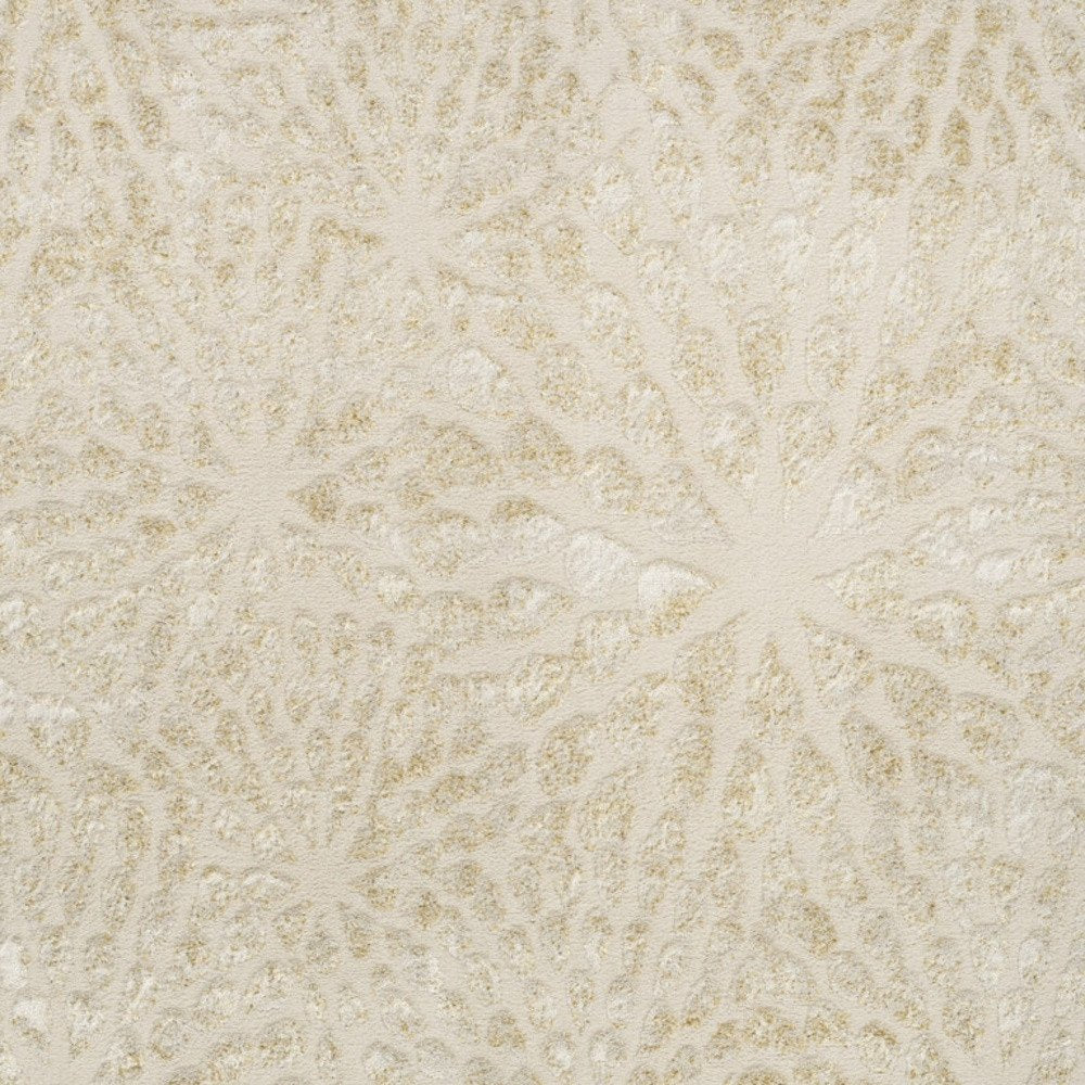 Ivory Abstract Area Rug