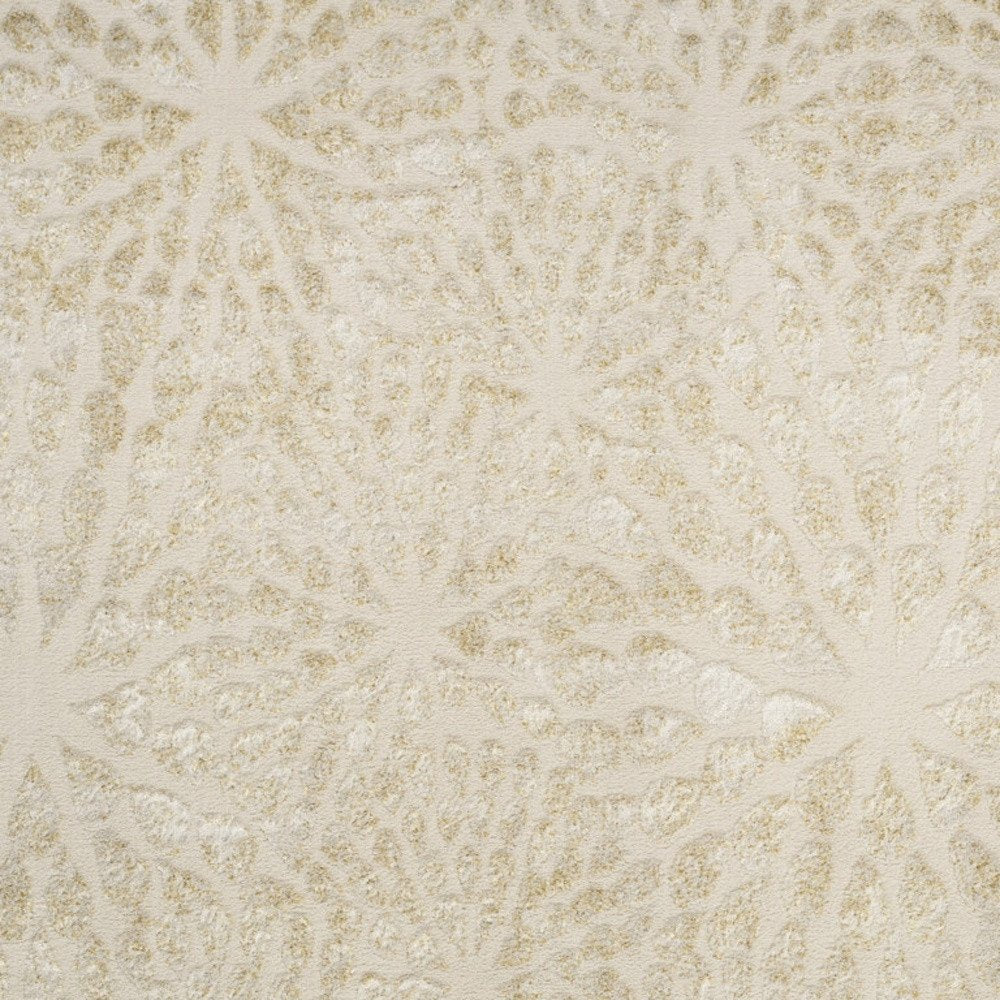 Ivory Abstract Area Rug