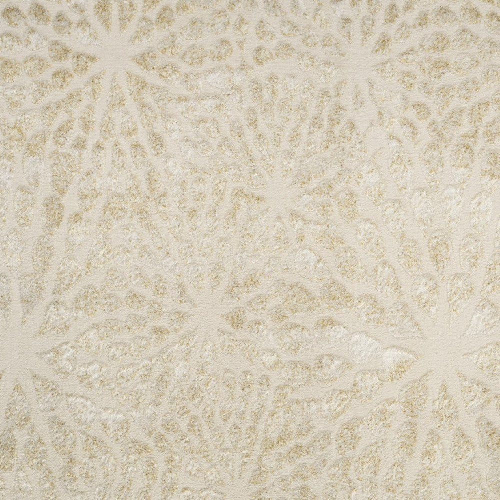Ivory Abstract Area Rug
