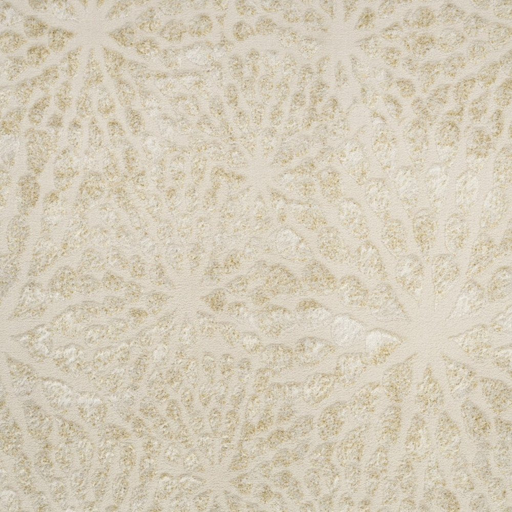 Ivory Abstract Area Rug